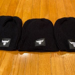 Three Chicago bulls caps